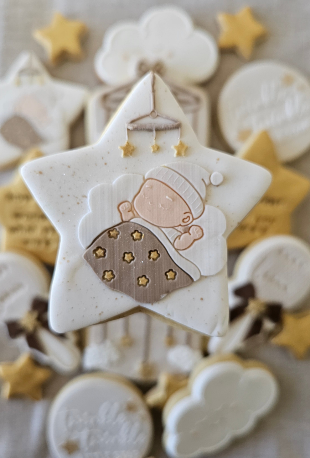 Twinkle Twinkle Little Star – Custom Baby Shower Cookie Gift Box
