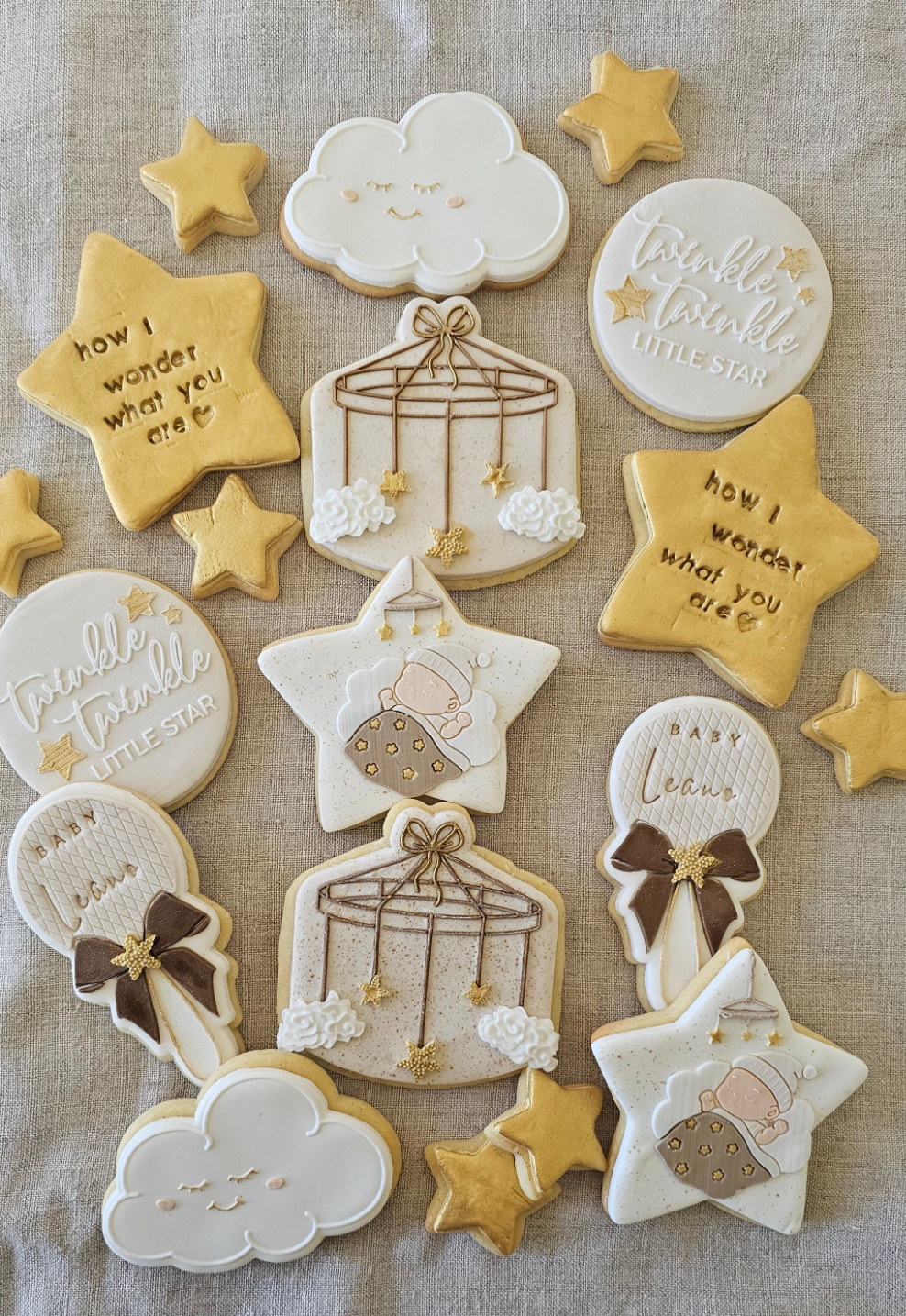 Twinkle Twinkle Little Star – Custom Baby Shower Cookie Gift Box