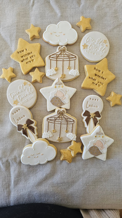 Twinkle Twinkle Little Star – Custom Baby Shower Cookie Gift Box