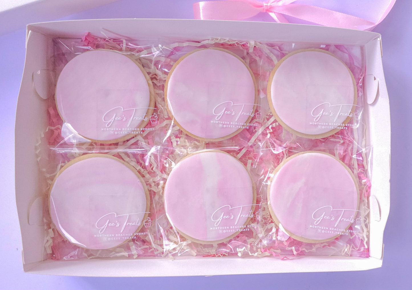 Marbled Cookie Gift Box – Set of 6
